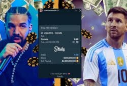 drake apuesta messi